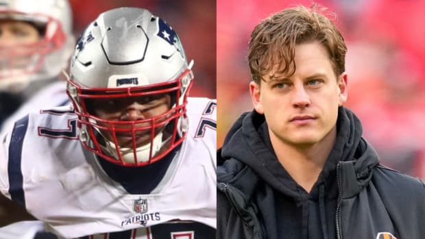 Trent Brown, Joe Burrow